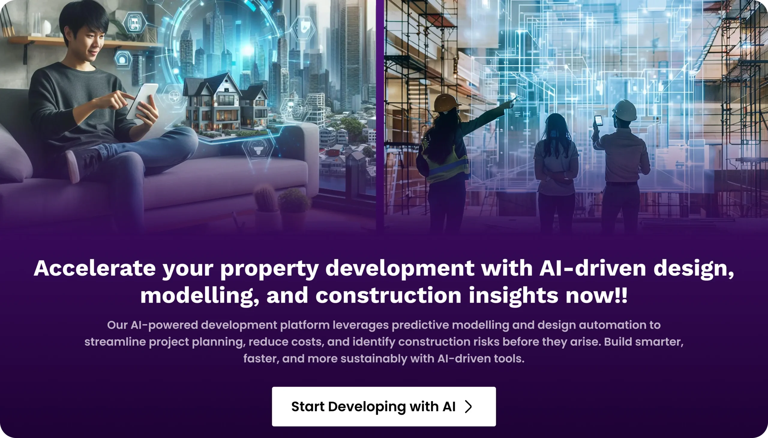 Accelerate your property development with AI-driven design, modeling, and construction insights now