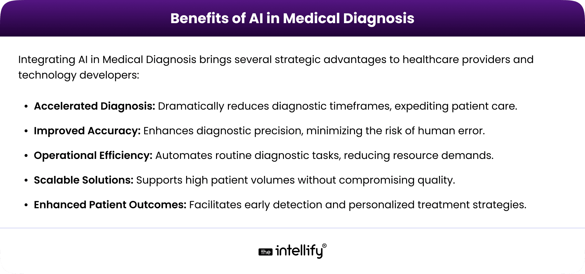 Benefits of AI in Medical Diagnosis