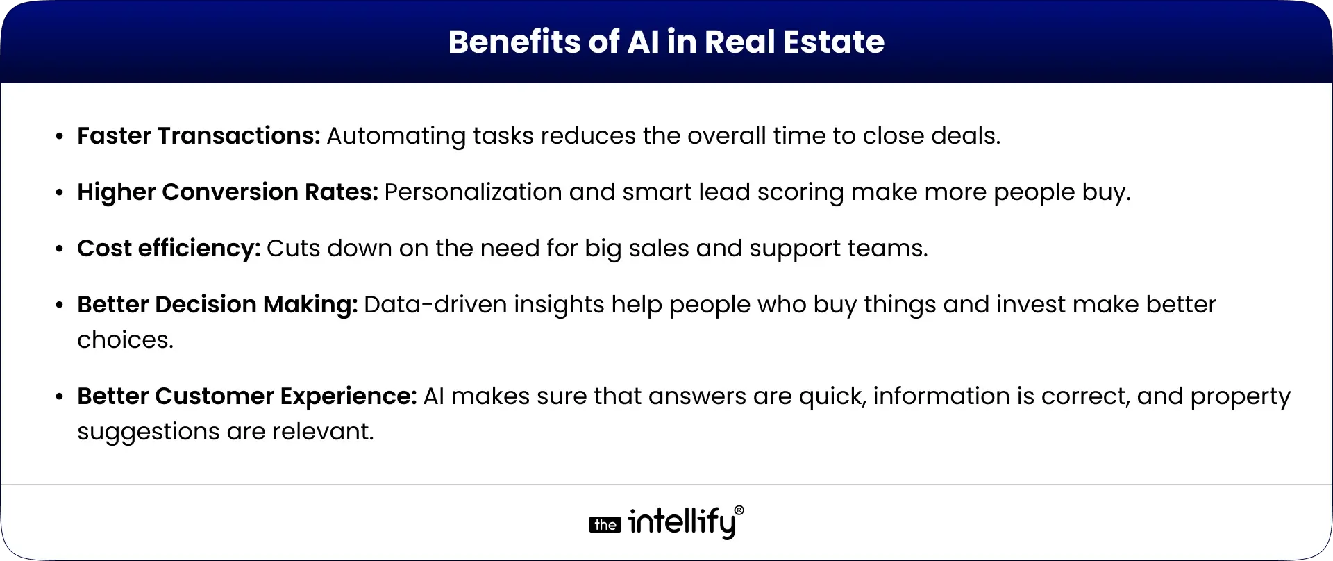 Benefits of AI in Real Estate